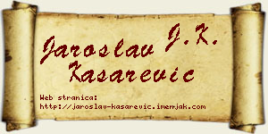 Jaroslav Kašarević vizit kartica